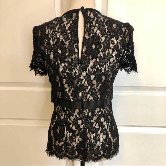 ✨Talbots Black Lace Special Occasion Top - Picture 5 of 8